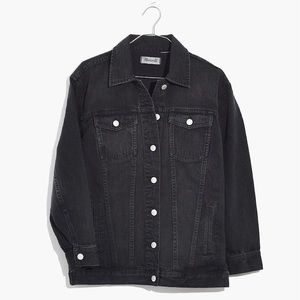 Madewell The Oversized Jean Jacket in Lunar Wash